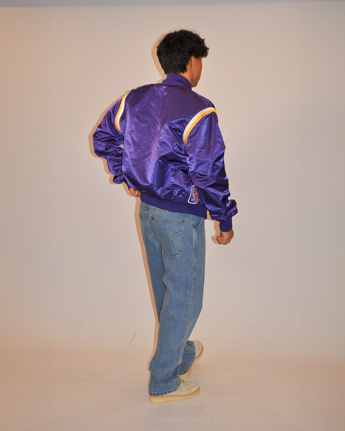 Reworked Lakers Bomber Jacket