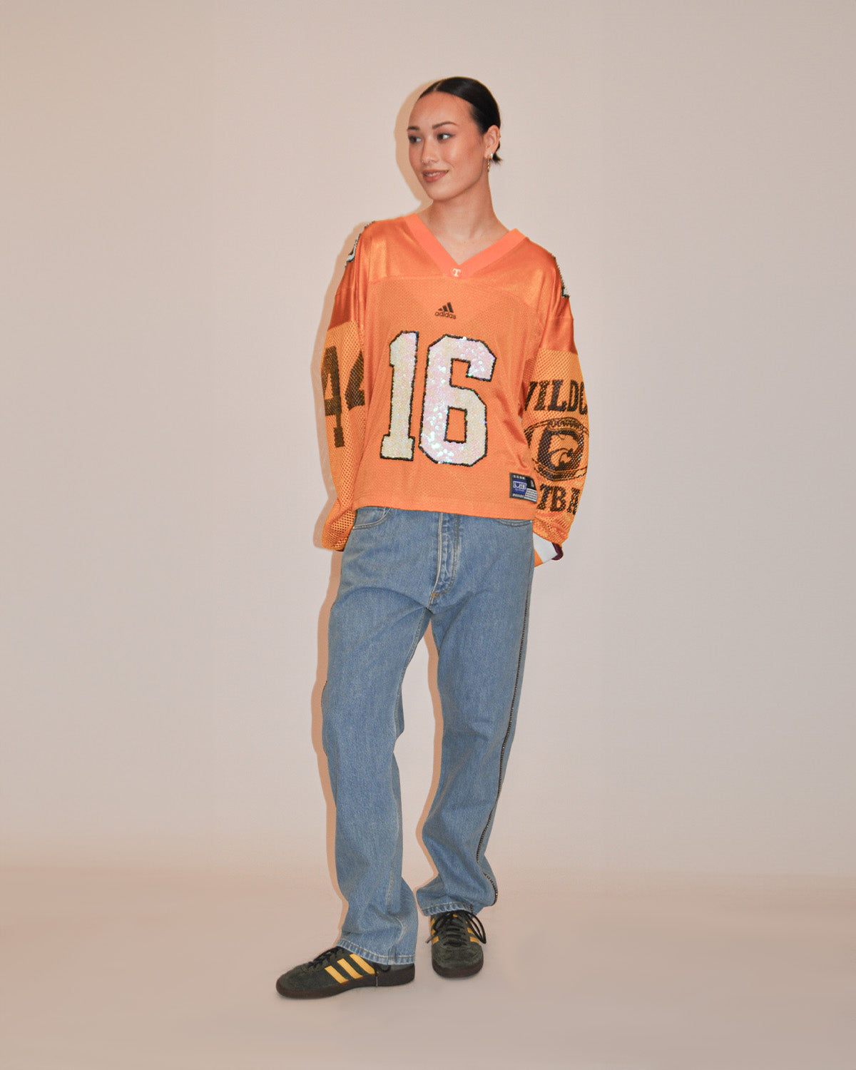 DIYbyPanida Jersey Longsleeve - Orange Nr. 16