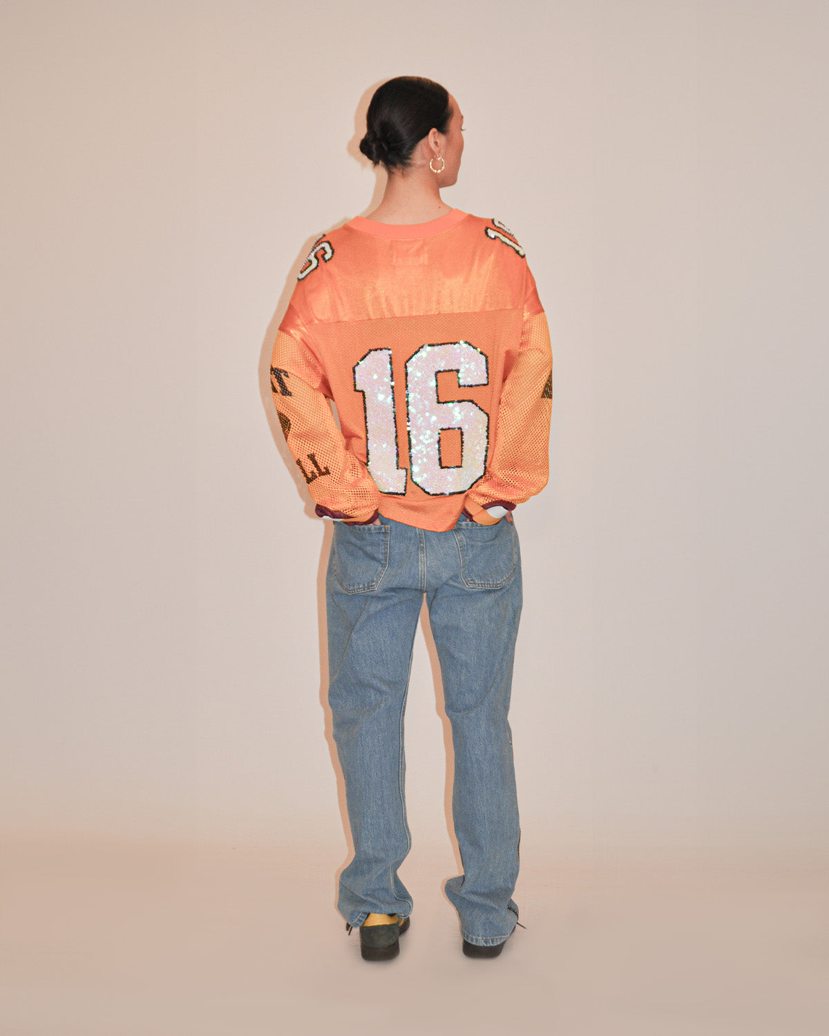 DIYbyPanida Jersey Longsleeve - Orange Nr. 16