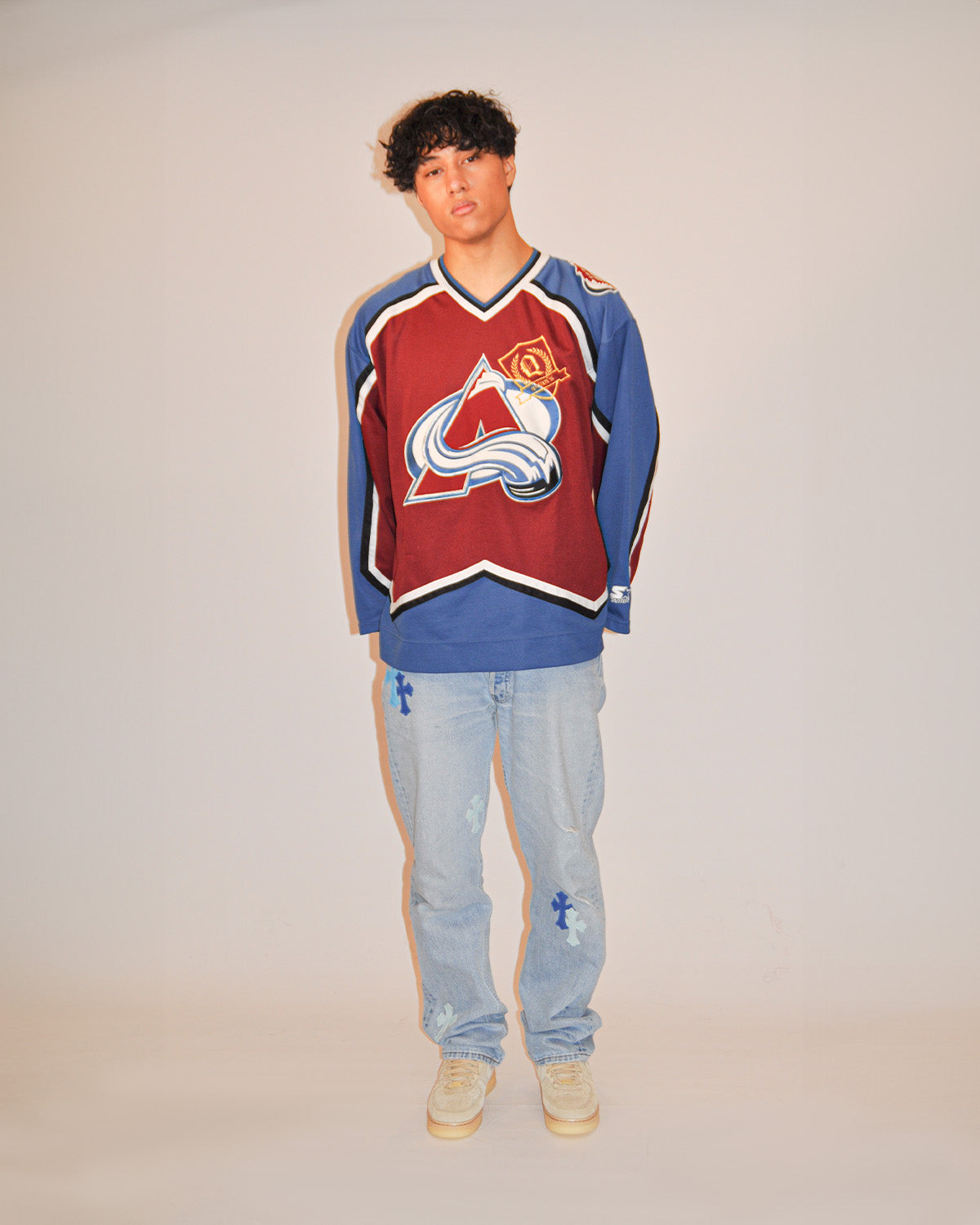 NHL Hockey Jersey - Red/Blue