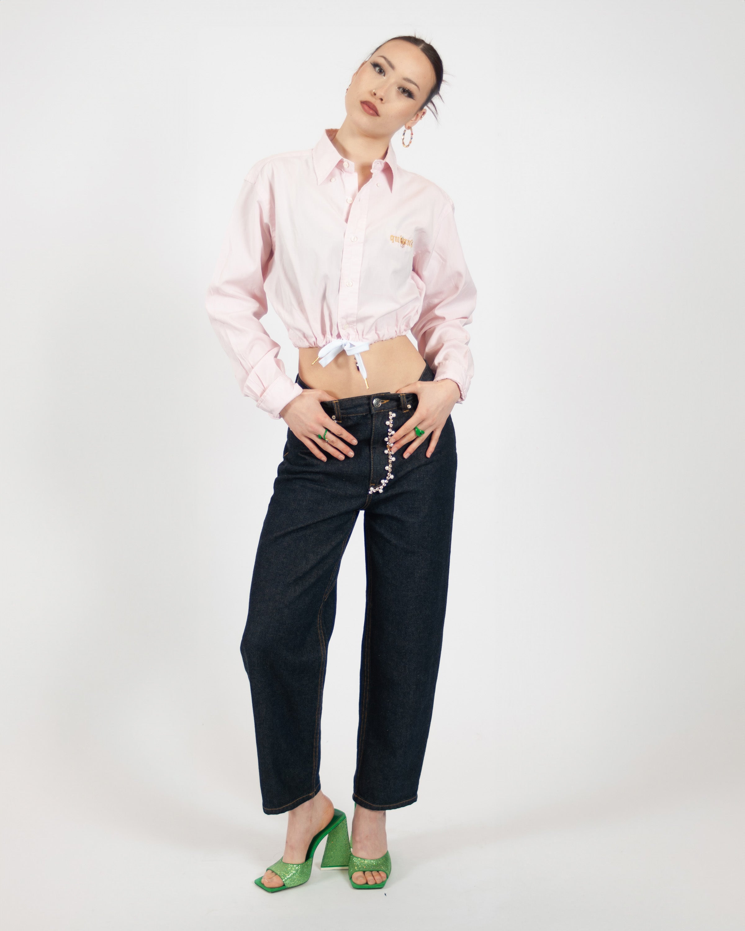 Ralph Lauren Upcycle Quinn’s Blouse - Baby Pink