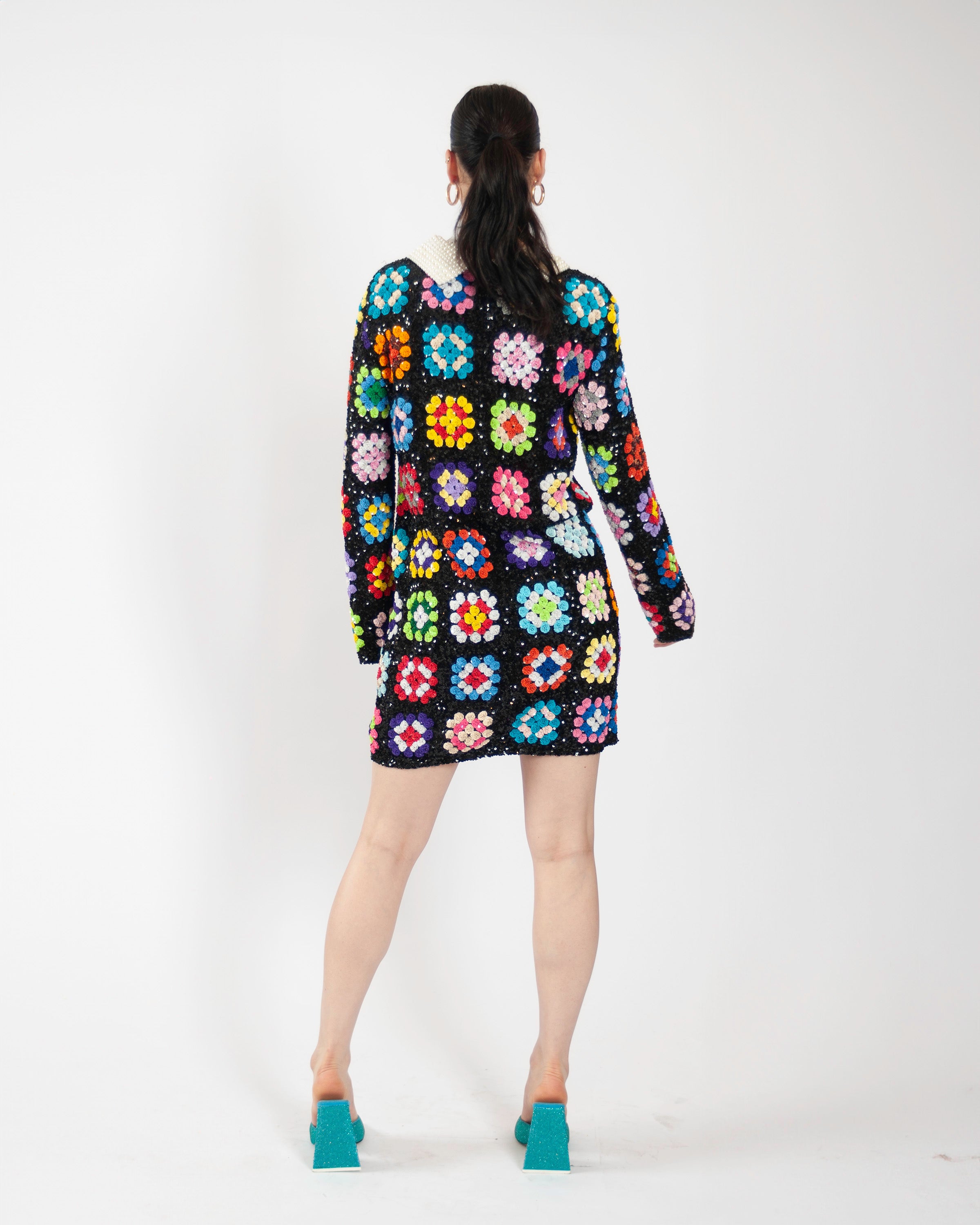 ASHISH Jurk Patchwork